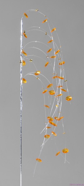 Formano Acrylzweig hängend 70cm orange